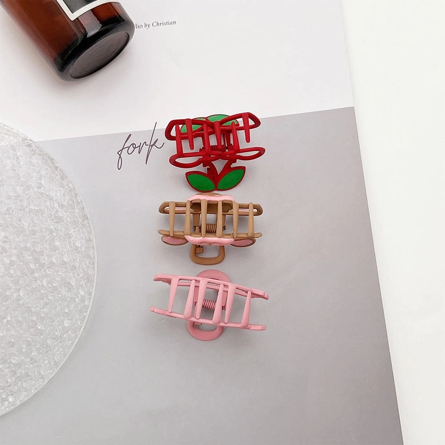 sweet cherry bear cat metal hair claws 1 piece