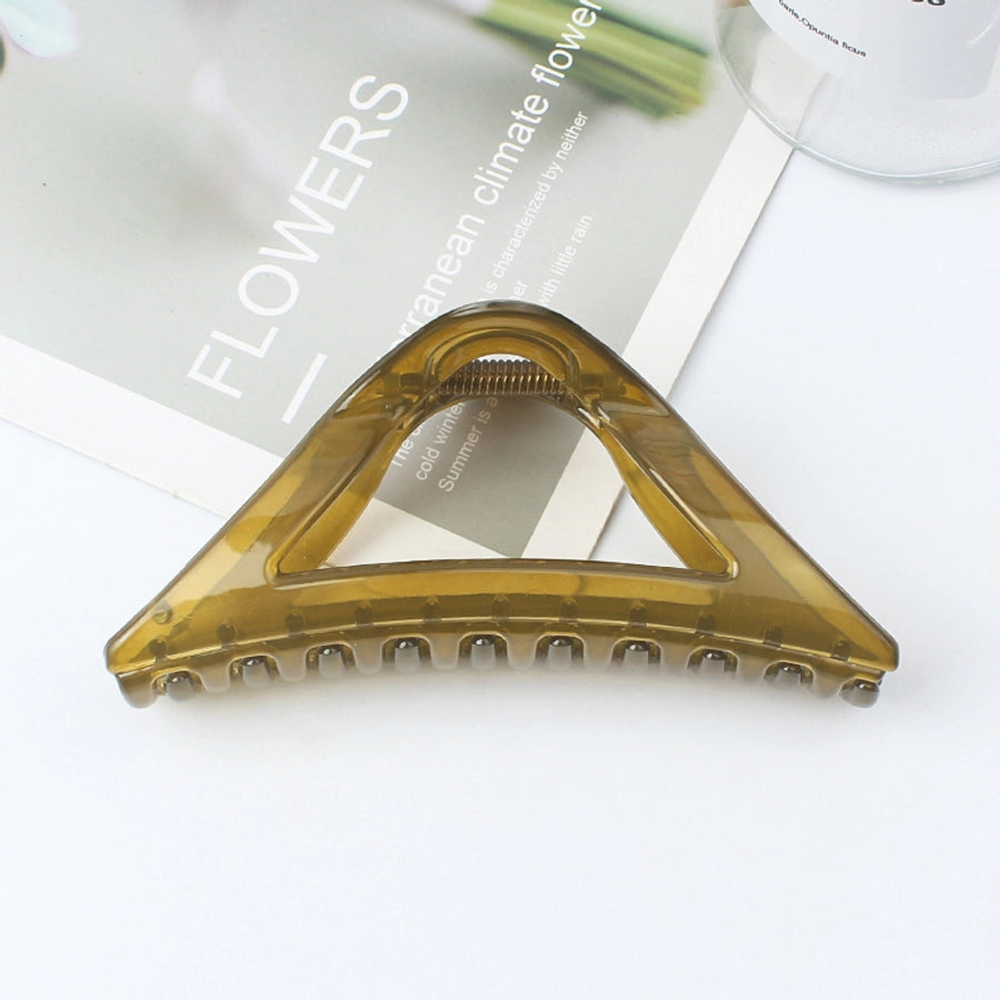 simple style triangle arylic stoving varnish hair claws 1 piece