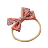 fashion bow floral nylon soft infant baby headband