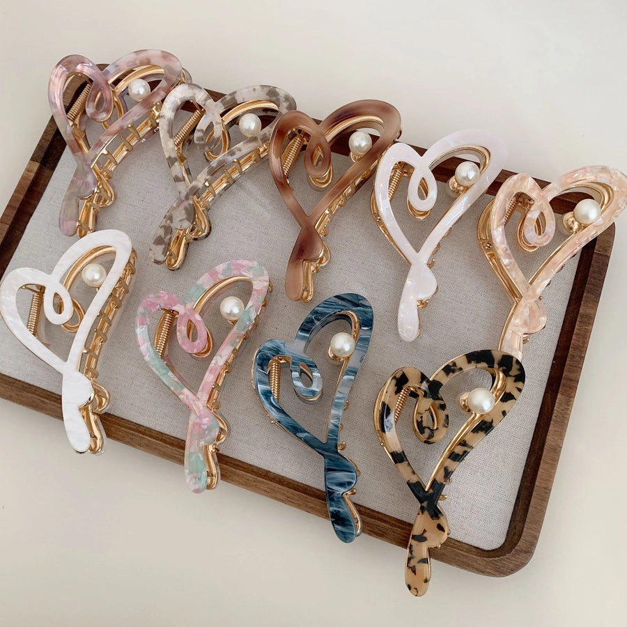 Women's Casual Simple Style Streetwear Geometric Alloy Acetic acid sheets Hair Claws