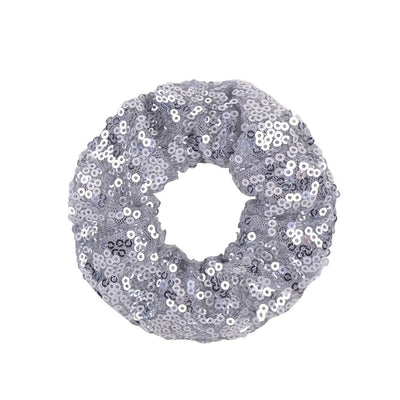 Women's Casual Simple Style Solid Color Cloth Sequins Hair Tie