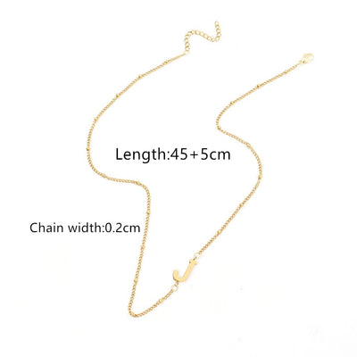 Jewelry Simple Style Classic Style Letter 201 Stainless Steel 304 Stainless Steel Pendant Necklace