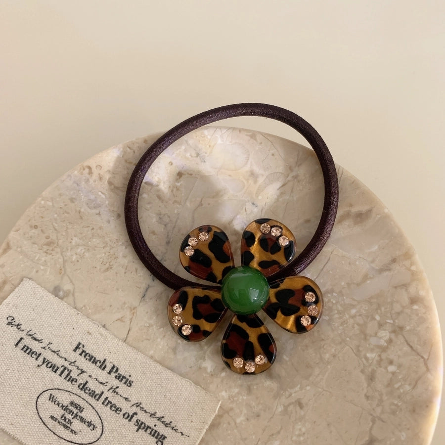 Women's Simple Style Classic Style Flower Acetic acid sheets Hair Tie