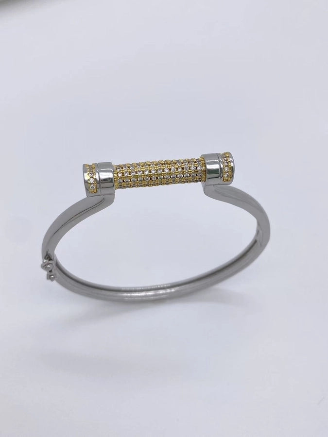 Jewelry Retro Classic Style Geometric Copper Zircon Mixed Metal Rings Bracelets