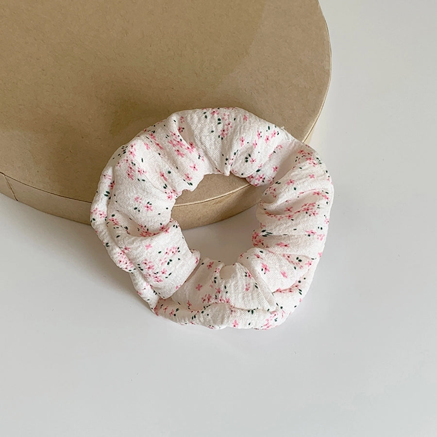 Women's Cute Sweet Ditsy Floral Cloth Hair Tie