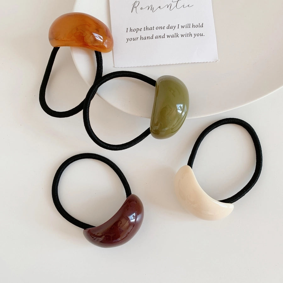 Women's Simple Style Solid Color Arylic Hair Tie