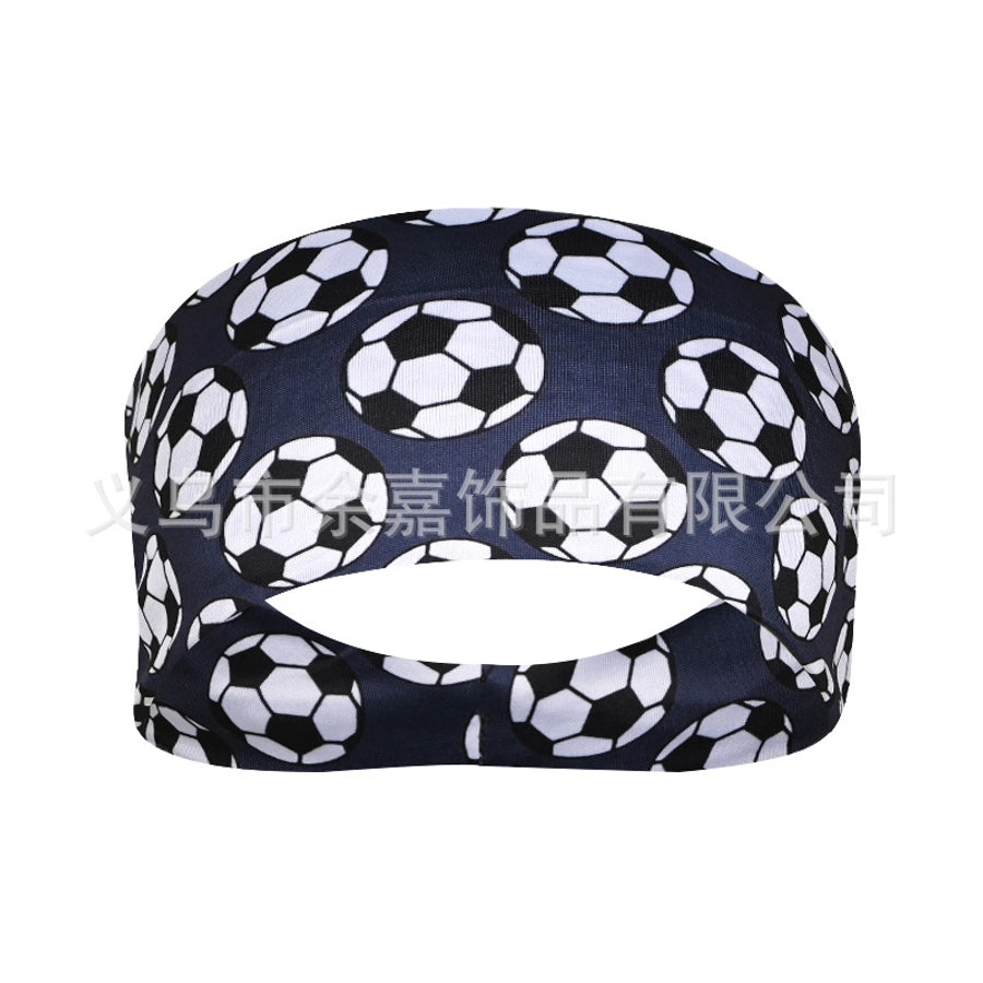 basic plaid polyester patchwork hair band