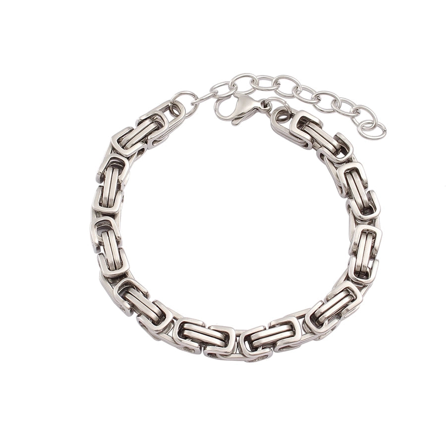 Jewelry Hip-Hop Commute Geometric 667 Stainless Steel Bracelets Necklace