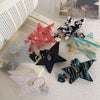 simple style star acetic acid sheets hair claws