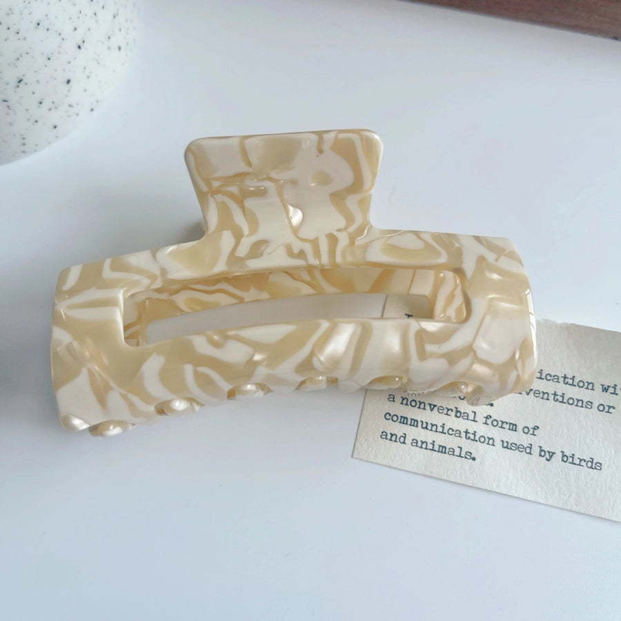 retro rectangle acetic acid sheets hair claws