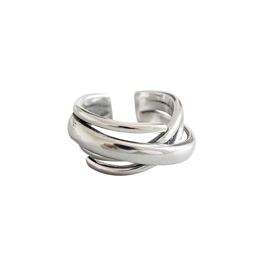 Jewelry Simple Style Knot Copper Open Rings