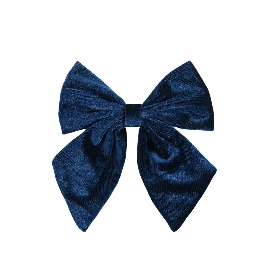Women's Retro Bow Knot Flannel Hair Clip