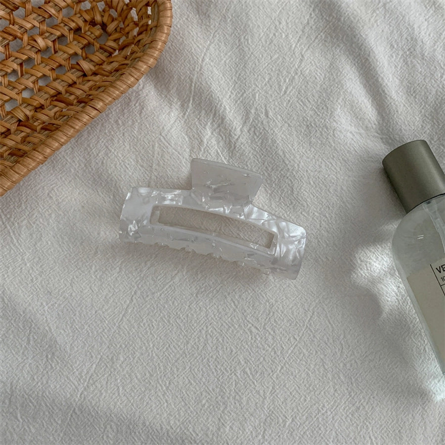 fashion color block acetic acid sheets hair claws 1 piece