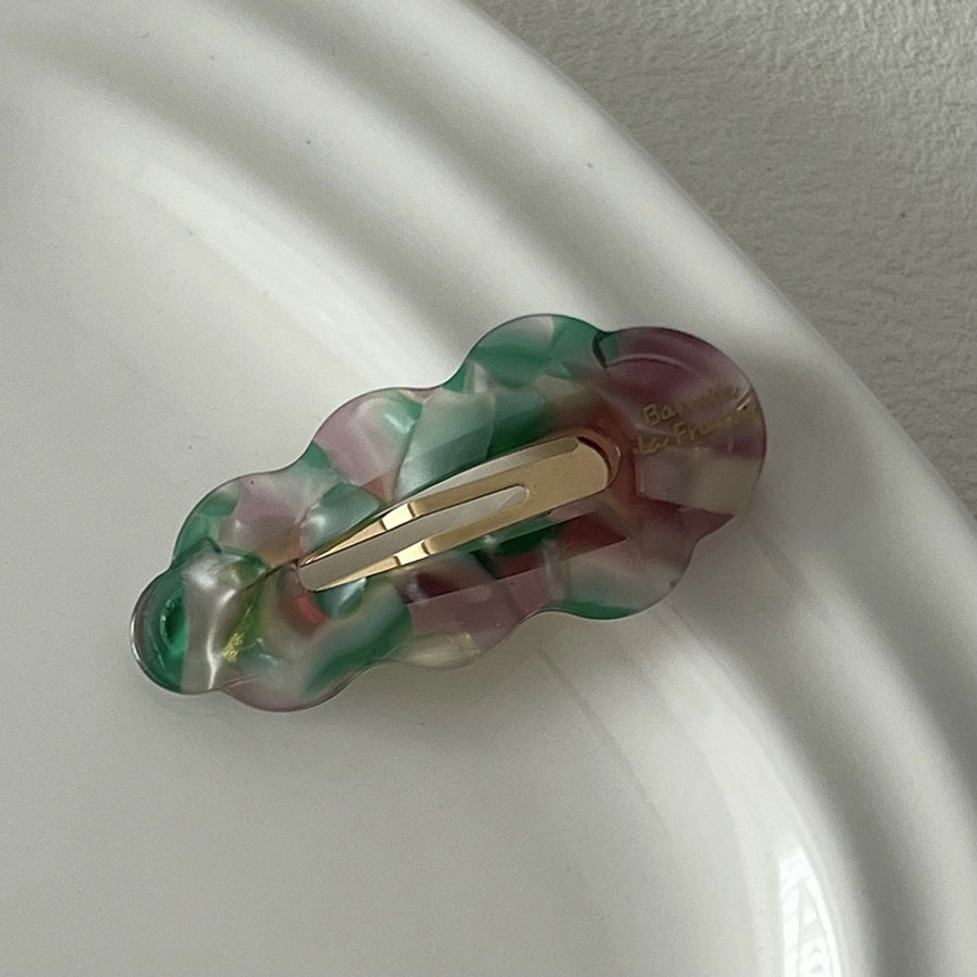 Women's IG Style Fairy Style Geometric Color Block Acetic acid sheets Metal Hair Clip