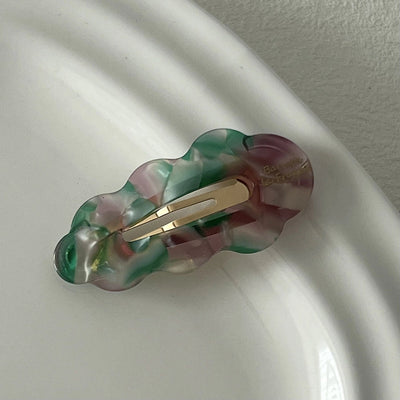 Women's IG Style Fairy Style Geometric Color Block Acetic acid sheets Metal Hair Clip