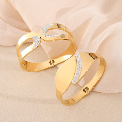 IG Style Simple Style Geometric 304 Stainless Steel  Bangle