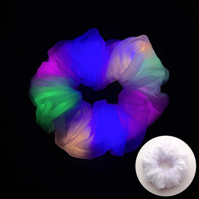 Women's Casual Simple Style Round Dots Solid Color Cloth Hair Tie