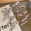 Women's Sweet Star Heart Shape Bow Knot Alloy Hair Clip