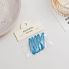 simple style solid color metal hollow out hair clip