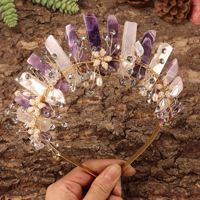 Women's Simple Style Classic Style Color Block Alloy Inlay Crystal Rhinestones Hair Band