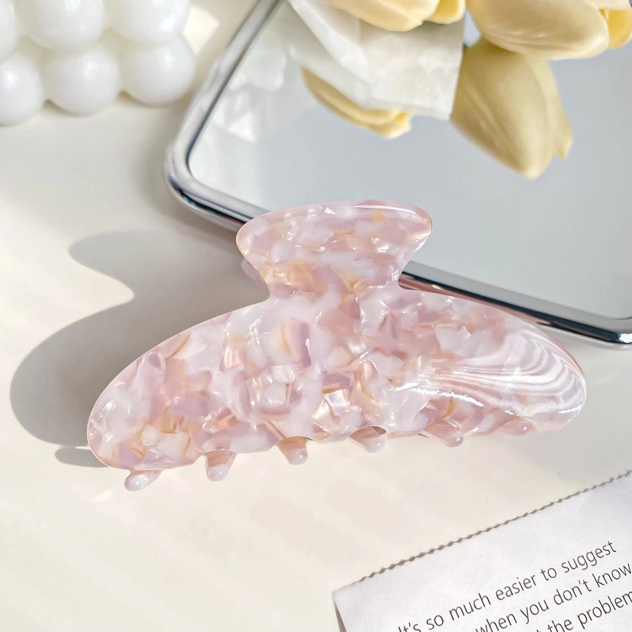 Women's IG Style French Style Color Block Acetic acid sheets Hair Claws