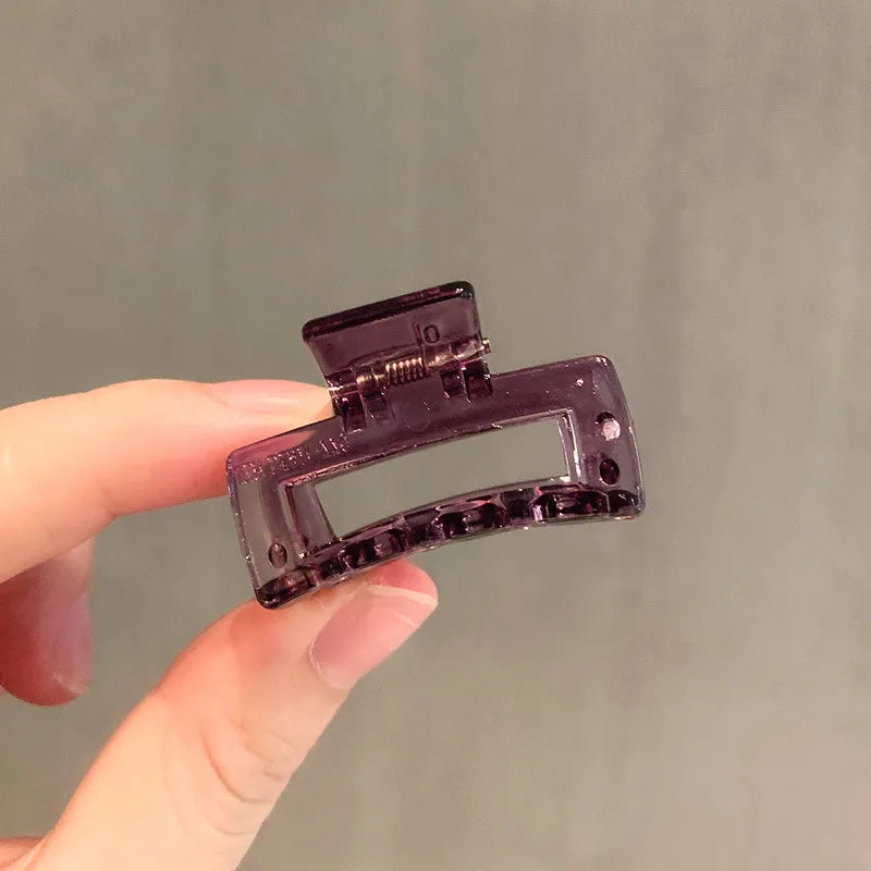 retro geometric transparent acrylic small catch clip wholesale nihaojewelry