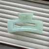 Women's Elegant Solid Color Plastic Hair Claws