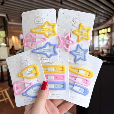 Women's Cute Solid Color Alloy Hair Clip