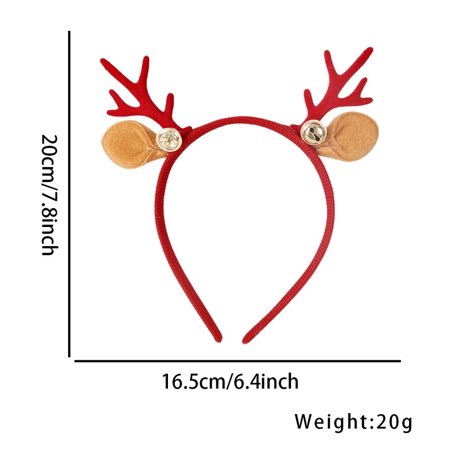 Christmas Cartoon Style Cute Women's Antlers Plastic Hair Band