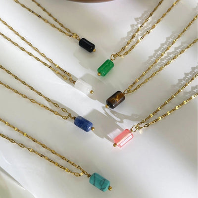 Jewelry Simple Style Classic Style Geometric 316L Stainless Steel  Plating Pendant Necklace