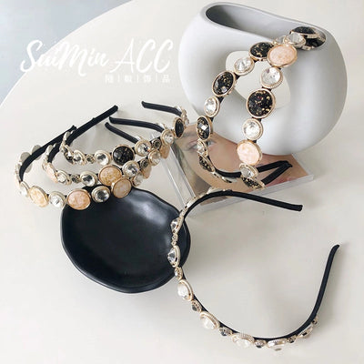 korean new fashion diamond retro hair band