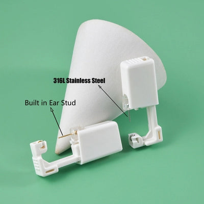 1 Piece Hawaiian Tropical Round Flower Butterfly Inlay 316 Stainless Steel  Zircon 24K Gold Plated Cartilage earrings