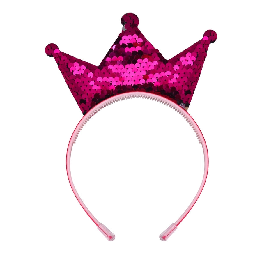 simple style crown plastic resin patchwork hair band