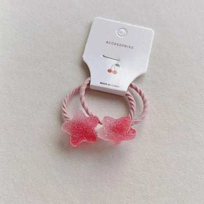 Korean version of the new imitation candy love stars hairpin hairband small cute rubber band headdress baby accessories
