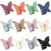 fashion butterfly plastic stoving varnish hair claws 1 piece