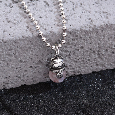 Jewelry Casual Cute Cat Copper Pendant Necklace