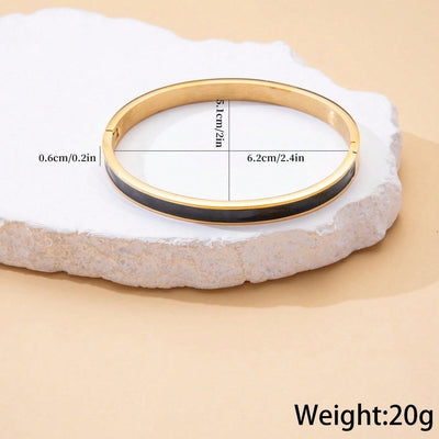 Casual Business Simple Style Geometric 304 Stainless Steel  Bangle