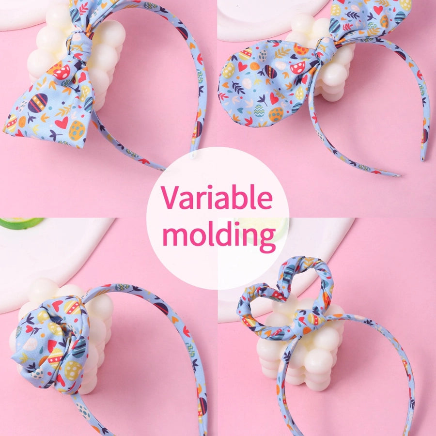 Unisex Princess Color Block Cloth Hair Band