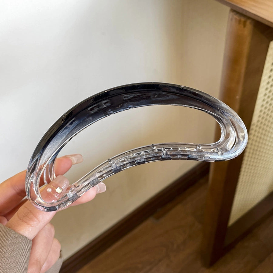 Women's IG Style Simple Style Gradient Color Arylic Alloy Stoving Varnish Hollow Out Hair Claws