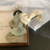 Women's Korean Style Bow Knot Plastic Cloth Hair Claws