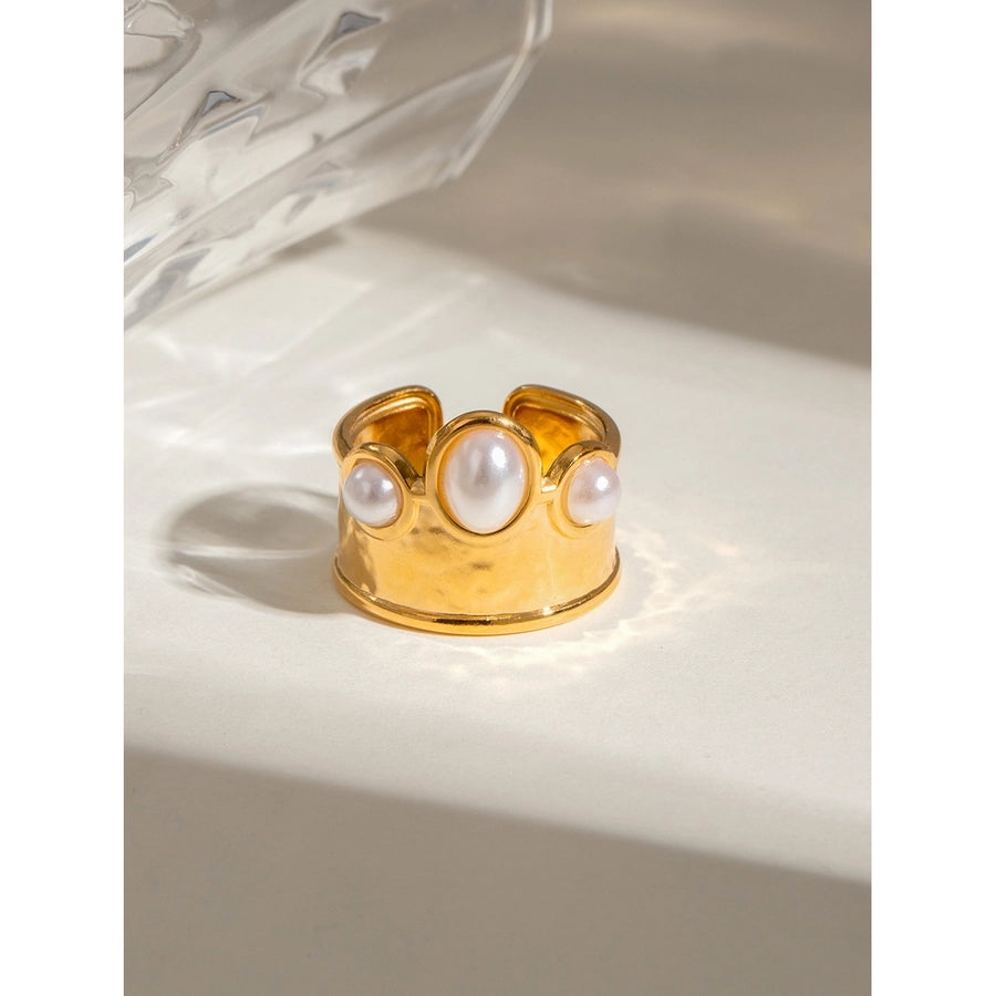 Jewelry Simple Style Classic Style Geometric 304 Stainless Steel Open Rings