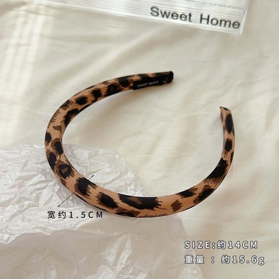 Sweet Streetwear Women's Leopard Cloth Hair Band