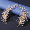 Women's Simple Style Classic Style Leaf Alloy Inlay Rhinestones Hair Band