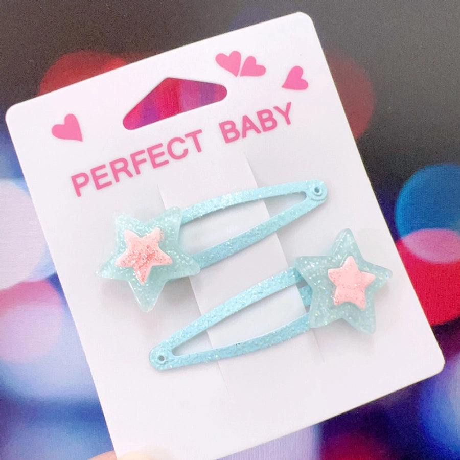 cute unicorn plastic hair clip