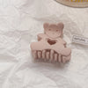cartoon style cute bear plastic hair claws