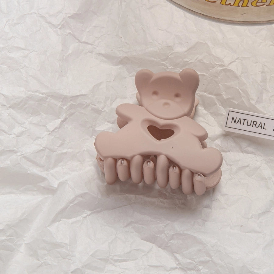 cartoon style cute bear plastic hair claws