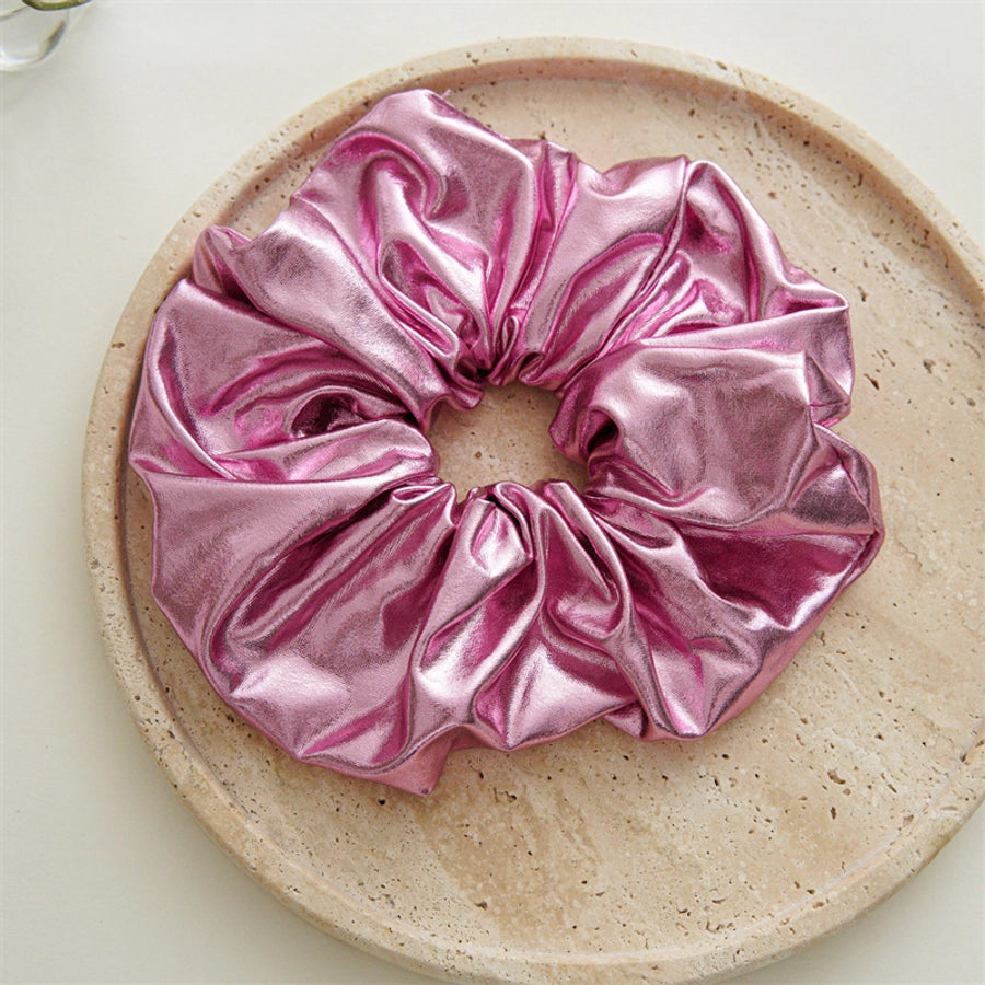retro solid color cloth handmade hair tie