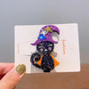Halloween Cool Style Girl'S Pumpkin Cat Ghost Felt Hair Clip