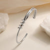 Retro Simple Style Commute Geometric 304 Stainless Steel Cuff Bracelets In Bulk