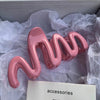 Casual Simple Style Heart Shape Bow Knot Arylic Alloy Hair Claws 1 Piece